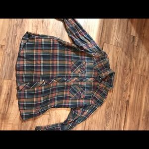 Long sleeve flannel xxl